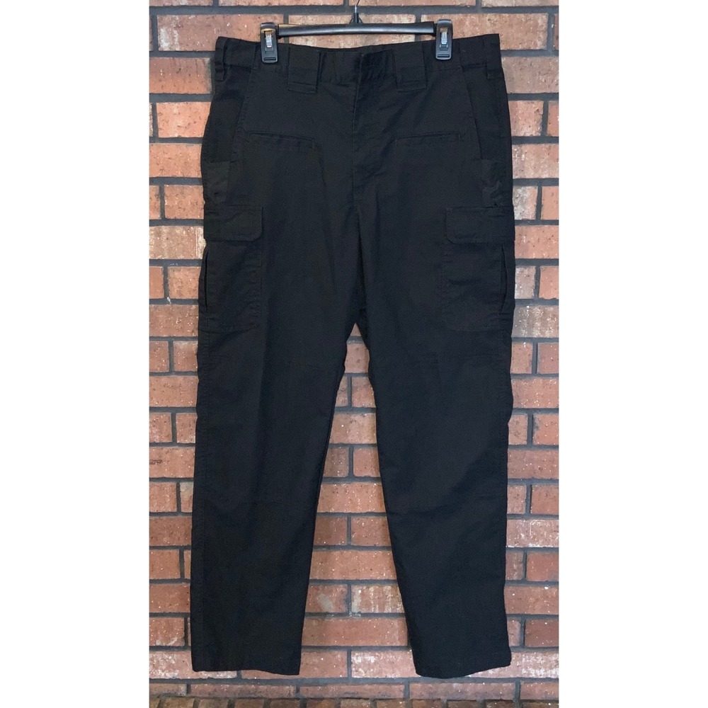 Propper Mens Black Ripstop Tactical Cargo‎ Pants 36x32 Workwear Missing Button